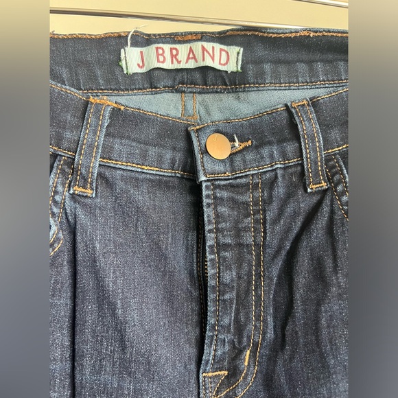 J Brand Maria 98% Cotton Contrast stitch dark denim skinny jeans - Picture 4 of 6